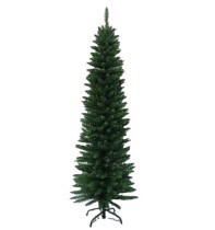 Warm white LED Green PVC pencil artificial tree decoration