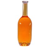 Decal embossed clear 375ml ice wine bottles glass liqueur bottles