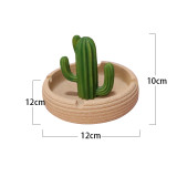 Mini succulent originality with custom logo smokeless  cigar  Furnishings ashtray cactus ashtray