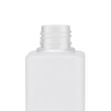 Cute 80g 100ml 4 5 fl oz empty pet cosmetic container clear plastic spray square bottle with fine mist pump