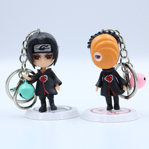 Wholesale 6pcs/set Of 19Th Generation Cartoon Anime Naruto Figure Key Chain