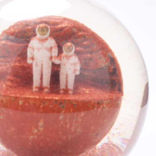 Customized Personalized Resin Home Decor Gift Mars Astronaut Snow globe