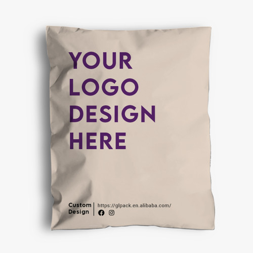 Customized Printed Logo Biodegradable Purple Poly Mailers Plastic Mail Courier Packages Mailing Bag For Postage