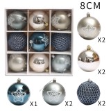 2021 New Design High Sales Christmas Shiny Painted Ball  For Holiday Wedding Party Decoration Supplies Hook Ornament Craft Gifts