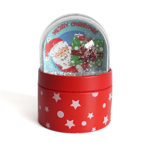 Christmas themed plastic waterball interiors can be customized photos