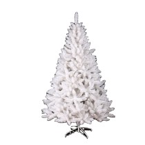 High Density Fancy White Color Hinged hand made artificial PVC Christmas tree