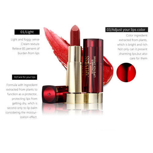 ARTMISS High Quality  Cosmetic Makeup Lip Balm Makeup 8 Color Matte moisturizing Lipstick