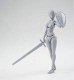 Can Be Painting New Male And Female Body 2.0 Gray Dx Version Character Action Model Figures