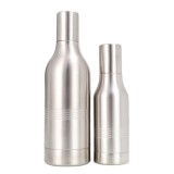 Best selling 12oz leak proof beer holder cooler stainless steel double wall insulated beer bottle with opener