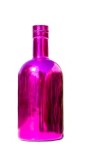 Gold Liquor glass bottle 750ml 500ml empty UV electroplated frosted glass bottle