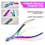 Salon grade nail care tool cuticle nipper nail pusher
