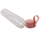 28Oz Bpa Free Large Capacity  Plastic Outdoor Lid Water Single Wall Transparent Water Bottle Bap Free Plastic With Lid/Rope