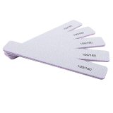 Professional Reusable 100/180 Grit Double Sides Washable Nail File Manicure Tools Suit for Home Salon