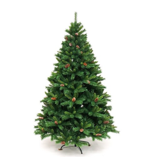 150cm High Quality  Decorative PE & PVC mixed  pineneedle Christmas decorative tree