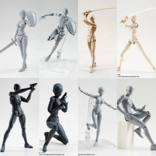 Can Be Painting New Male And Female Body 2.0 Gray Dx Version Character Action Model Figures