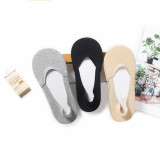 Women invisible boat socks cotton silicone breathable socks girls summer quick dry socks wholesale factory