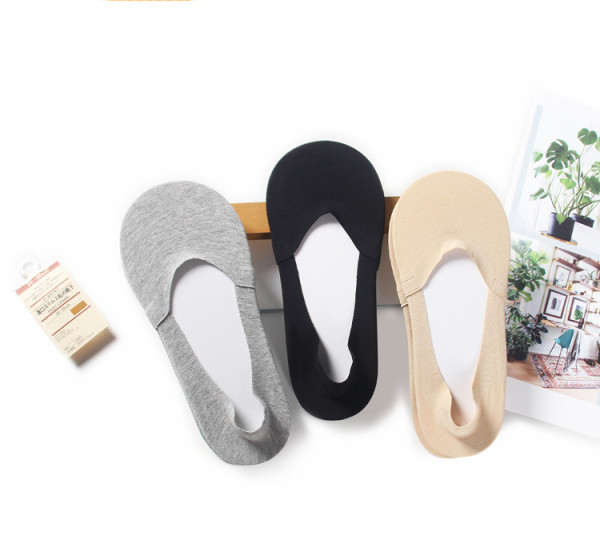 Women invisible boat socks cotton silicone breathable socks girls summer quick dry socks wholesale factory