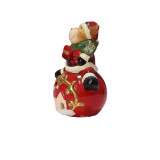Personalized Creative Christmas Elk Round Candy Jar Decoration Tabletop Decoration Gift Christmas Deer