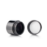 5 10 15 30 50 60 100 200 g 1 2 fl oz empty round cosmetic cream violet containers black glass jar with screw cap
