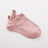 Wholesale cotton short socks tenn girls invisible socks cute odor resistant soft  low cut ankle socks for women