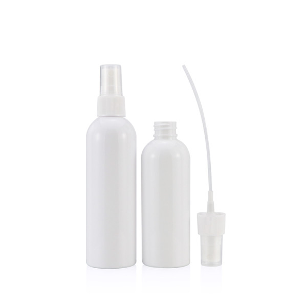 Empty fine mist PET 30 50 100 120 150 200 250 500ml travel skincare white plastic spray bottle for cosmetic packaging