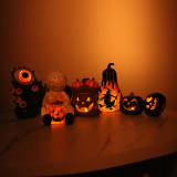 Halloween costume creative pumpkin lantern resin mold decor halloween Home garden decorations resin crafts