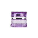 Cute 50g 1 OZ empty lotion gel containers round airtight clear glass jars and bottles for skin care