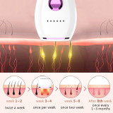 Portable laser hair removal IPL epilator lazer 800000 flashes for women