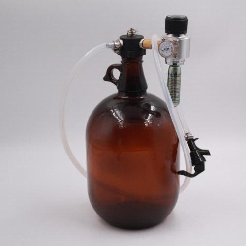black color tea beer water dispenser tap plastic for glass growler