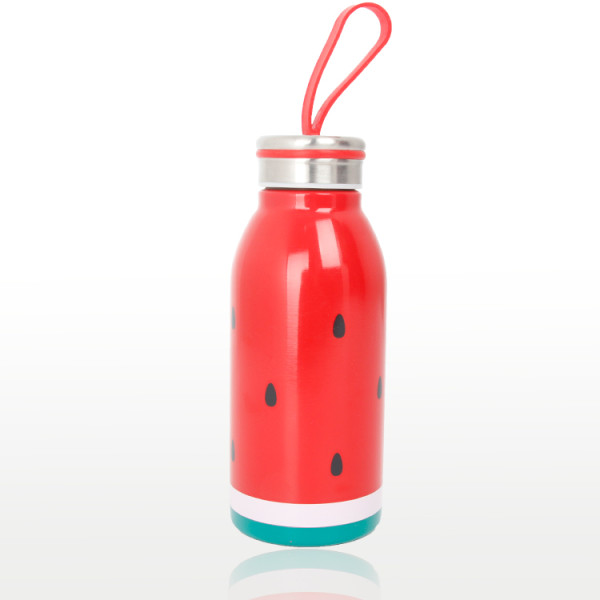 Eco Friendly Personalized water bottle vacuum insulated stainless steel drinking cup tumbl With Rope