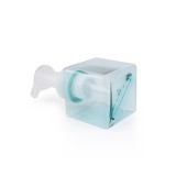 250 450 ml Square shape blue pump cosmetic package PET soap liquid foaming bottle plastic bottle for Skin care