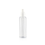 Premium 2.7 3.3 4 5 ounce empty round sprayer facial makeup packaging clear water face mist spray bottle with lids