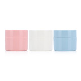 15g 30ml 1/2 1 oz double wall empty pink blue matte cylinder containers pp plastic packaging hair cream jar for body scrub