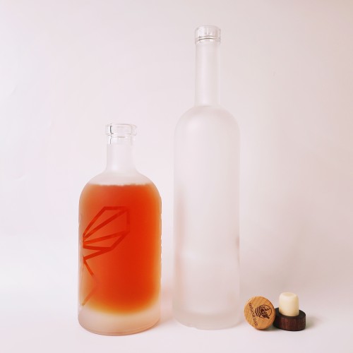Super Flint Wholesale Empty Clear Glass Liquor Bottle 750ml