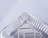 1.5Lb 9X13 Food Boxes Aluminum Foil Pans With Clear Lids 10 Pack Heavy Duty Disposable Aluminum Tin Trays For Food Packing