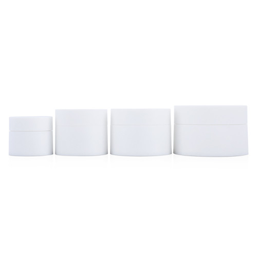5 15 g 20 30 50 ml plastic container white pp jar pot cosmetic packaging empty pp cream jar for body cream