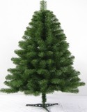180cm 670tips cheap artificial green color pvc christmas tree with metal stand ,wrapped construction,