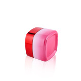 Wholesale body cream container 20ml 30ml 50ml clear square glass cosmetic jars and lids for cosmetics