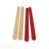 Professional Custom Printing Double Side Disposable wood Nail File 100/180 Grit Sandpaper Nail File