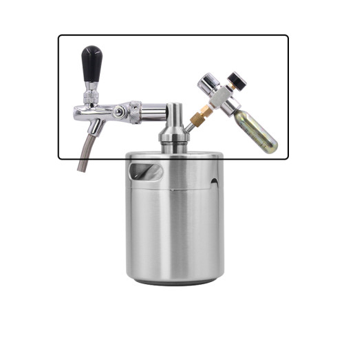 stainless steel keg beverage soda juicer soft cold fizzy commercial drink dispenser