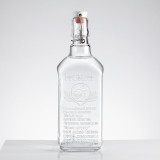 wholesale water shape 1 liter glass bottle with swing top