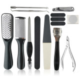 Professional men's manicure salon equipment tool accessories set supplier