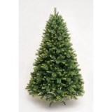 6FT Europe Trend PVC+PE Mixed Luxury Hinged Artificial Christmas Tree With Pine Cones