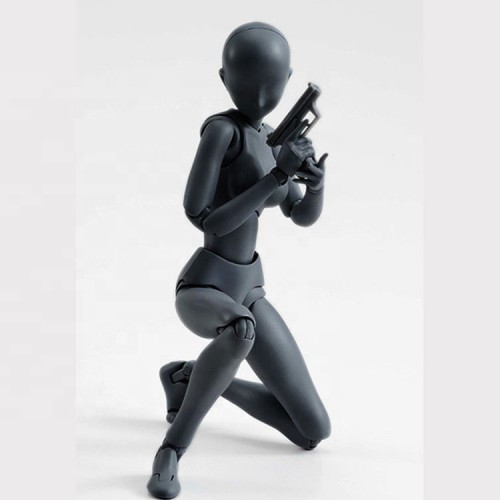 Can Be Painting New Creative Male And Female Body 2.0 Gray Dx Version Character Model Action Figures