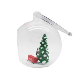 Ornament Crafts Snowman Glass Ball Christmas tree decor