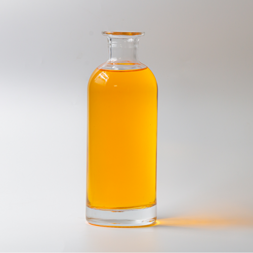 custom 750ml design round glass rum bottle for spirits