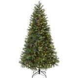 BSCI 210cm Decorative High Quality Christmas decorative tree with LED lights for Decoration