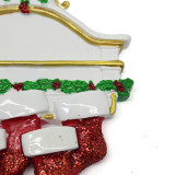 resin Christmas Red socks  Superior ornament