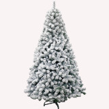 Artificial Flocking PVC Xmas Tree Christmas Decoration 4ft 5ft 6ft 7ft 8ft