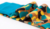 Happy socks camouflage women cotton socks manufacturers girls crew socks